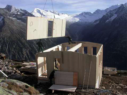 Olperer Hütte der neue Winterraum