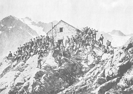Eröffnung der Teplitzer Hütte 1887